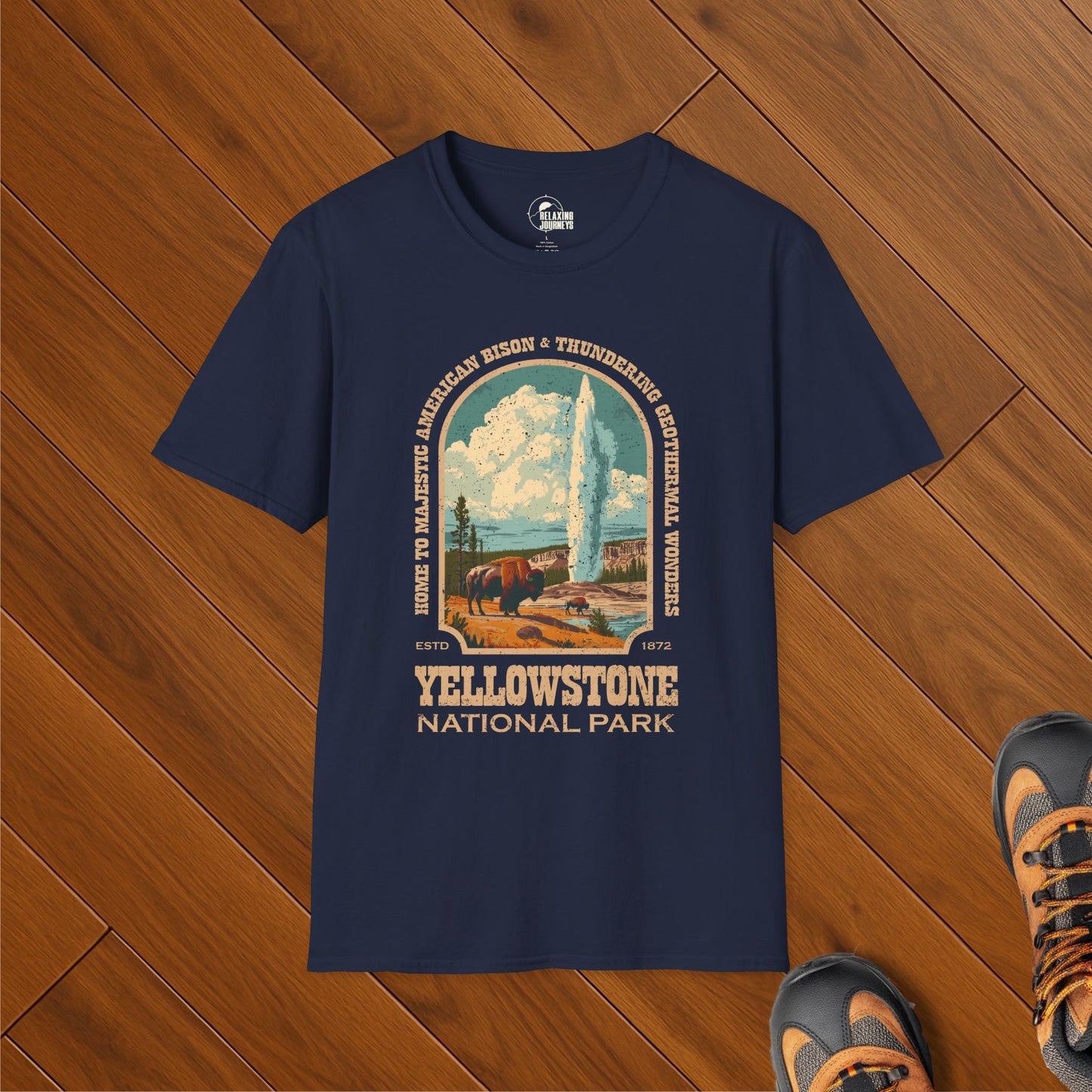 Yellowstone National Park Retro T-Shirt