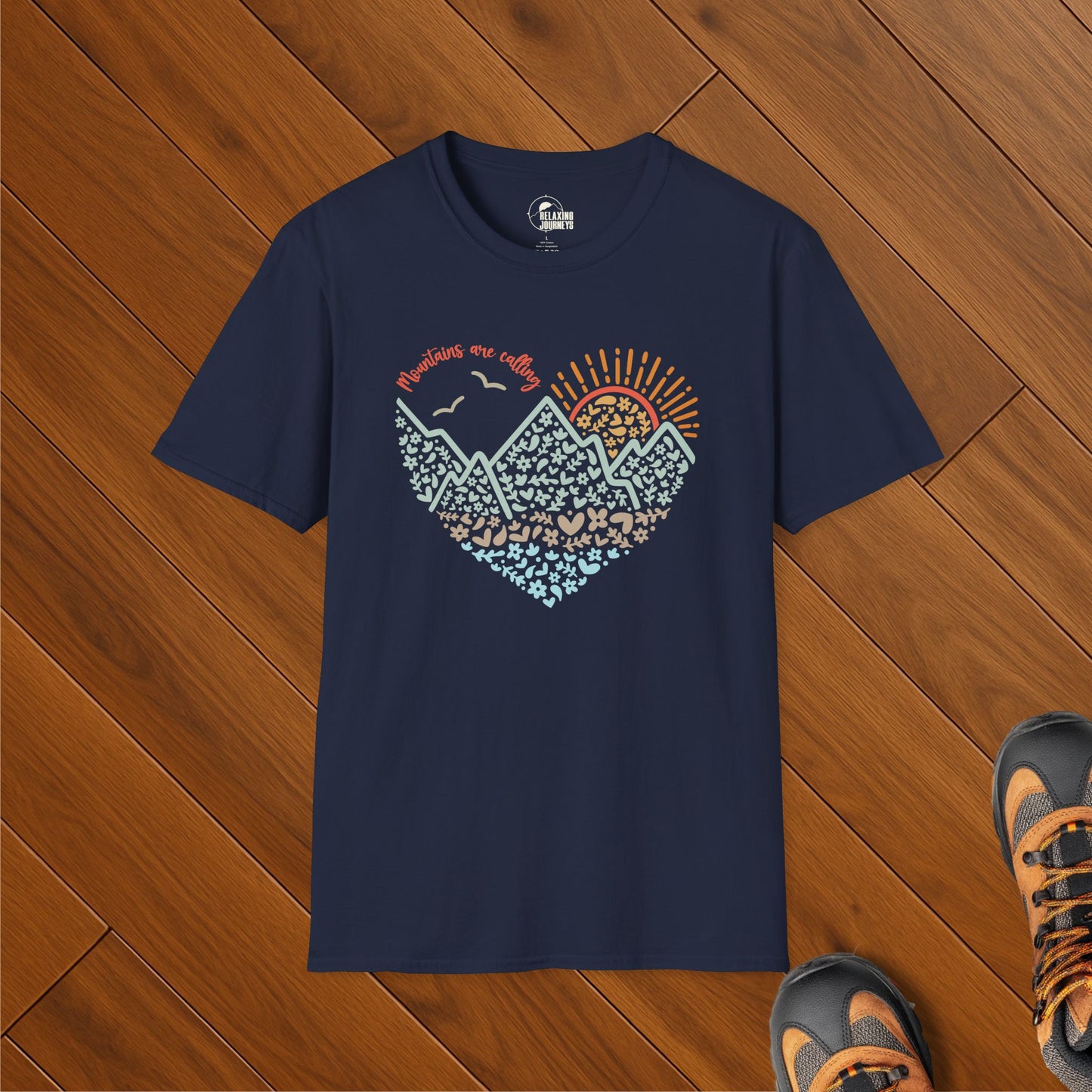 Mountains are Calling Doodle T-Shirt