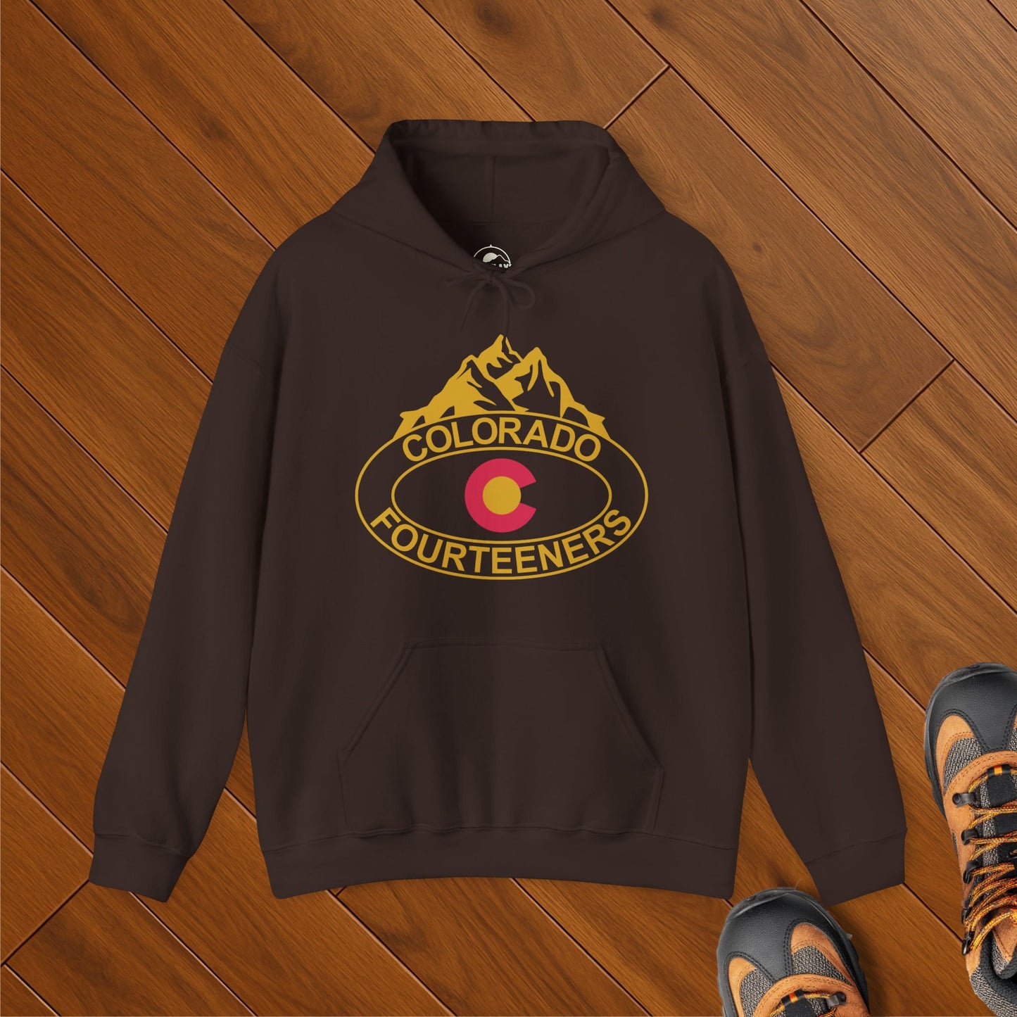 Colorado 14er Logo Checklist Hoodie