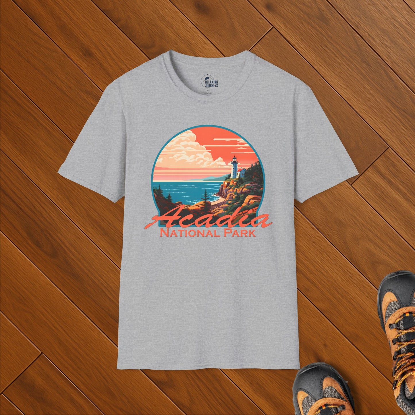 Acadia National Park Retro T-Shirt