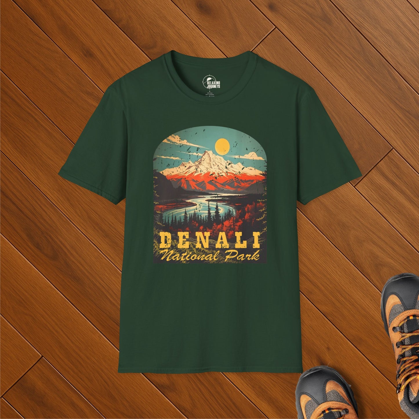 Denali National Park Retro T-Shirt