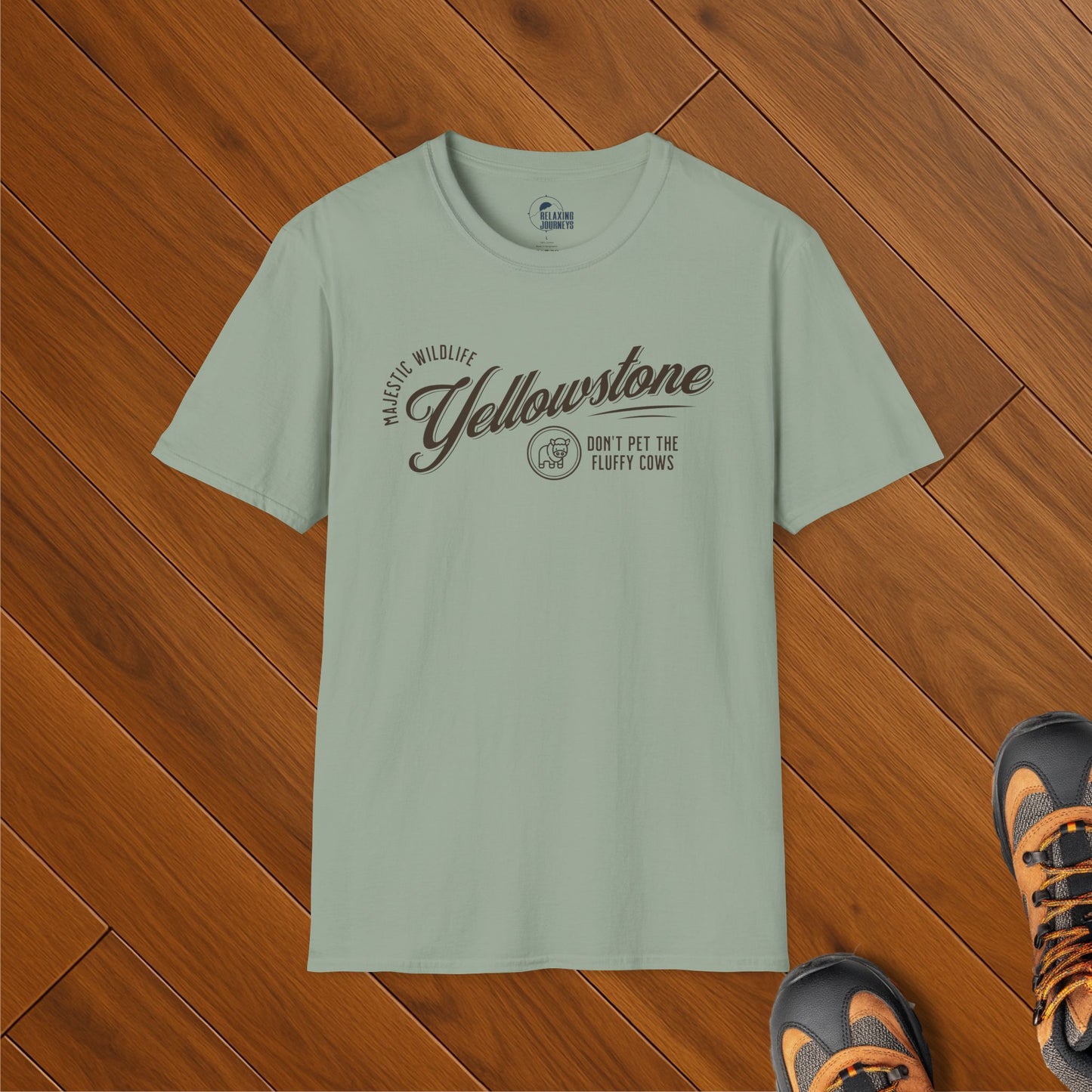 Yellowstone National Park Fluffy Cows T-Shirt