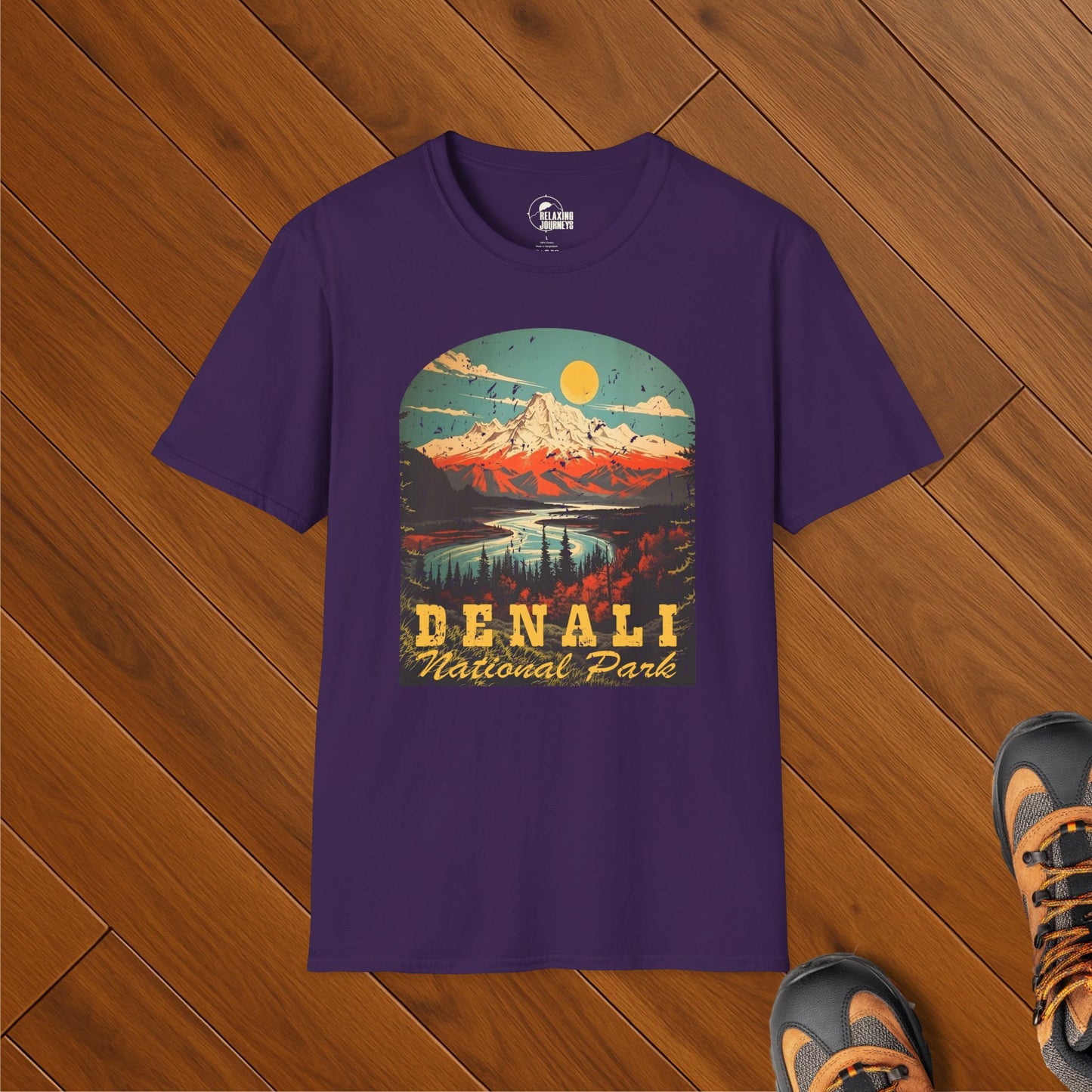 Denali National Park Retro T-Shirt