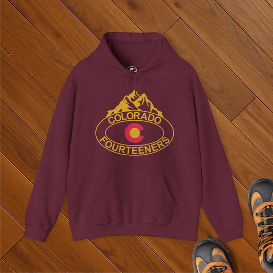 Colorado 14er Logo Checklist Hoodie