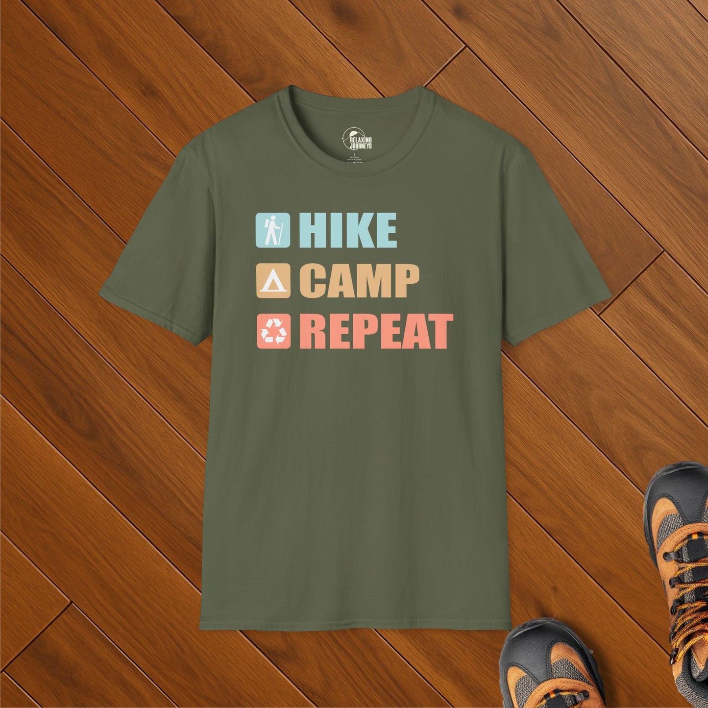 HIke, Camp, Repeat T-Shirt