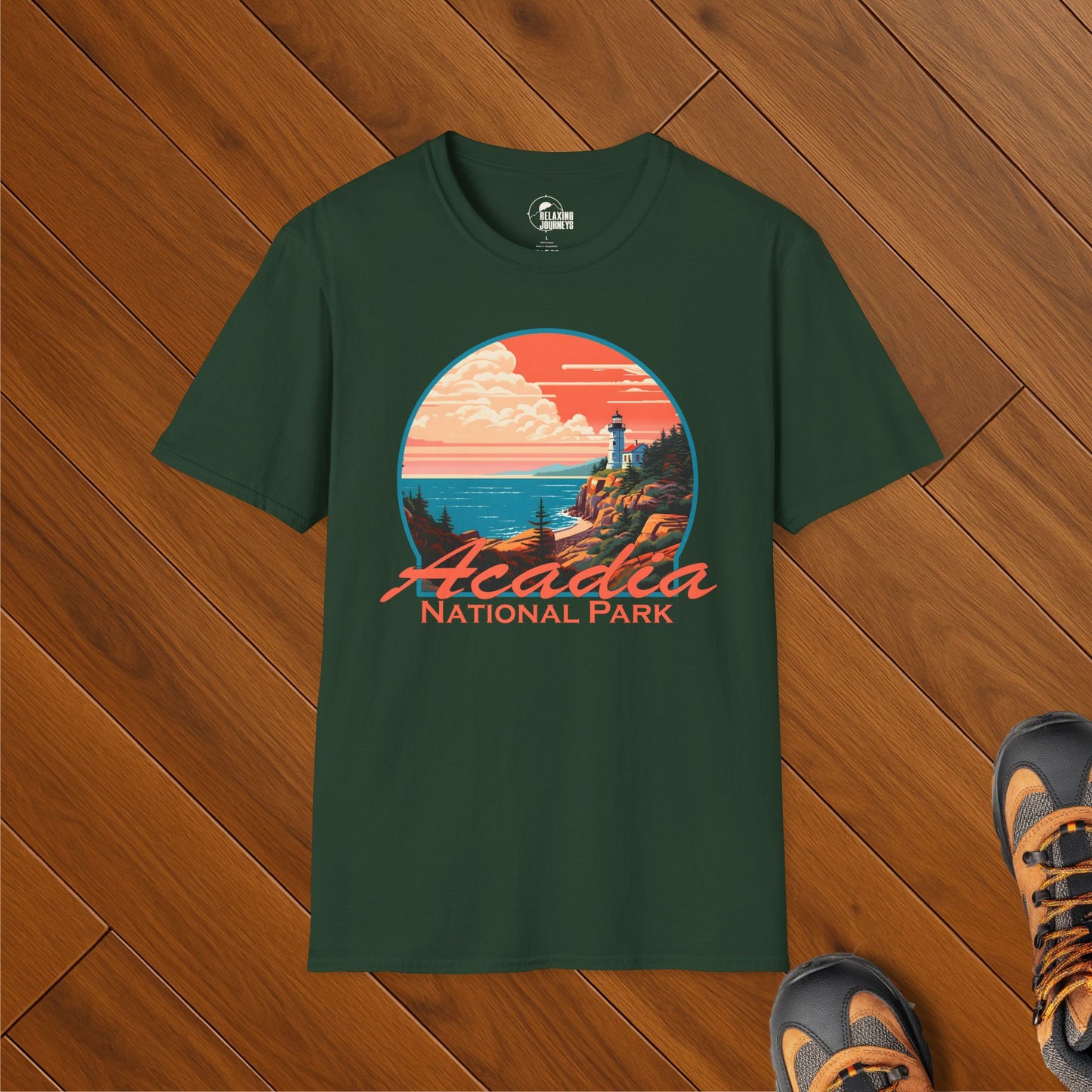 Acadia National Park Retro T-Shirt