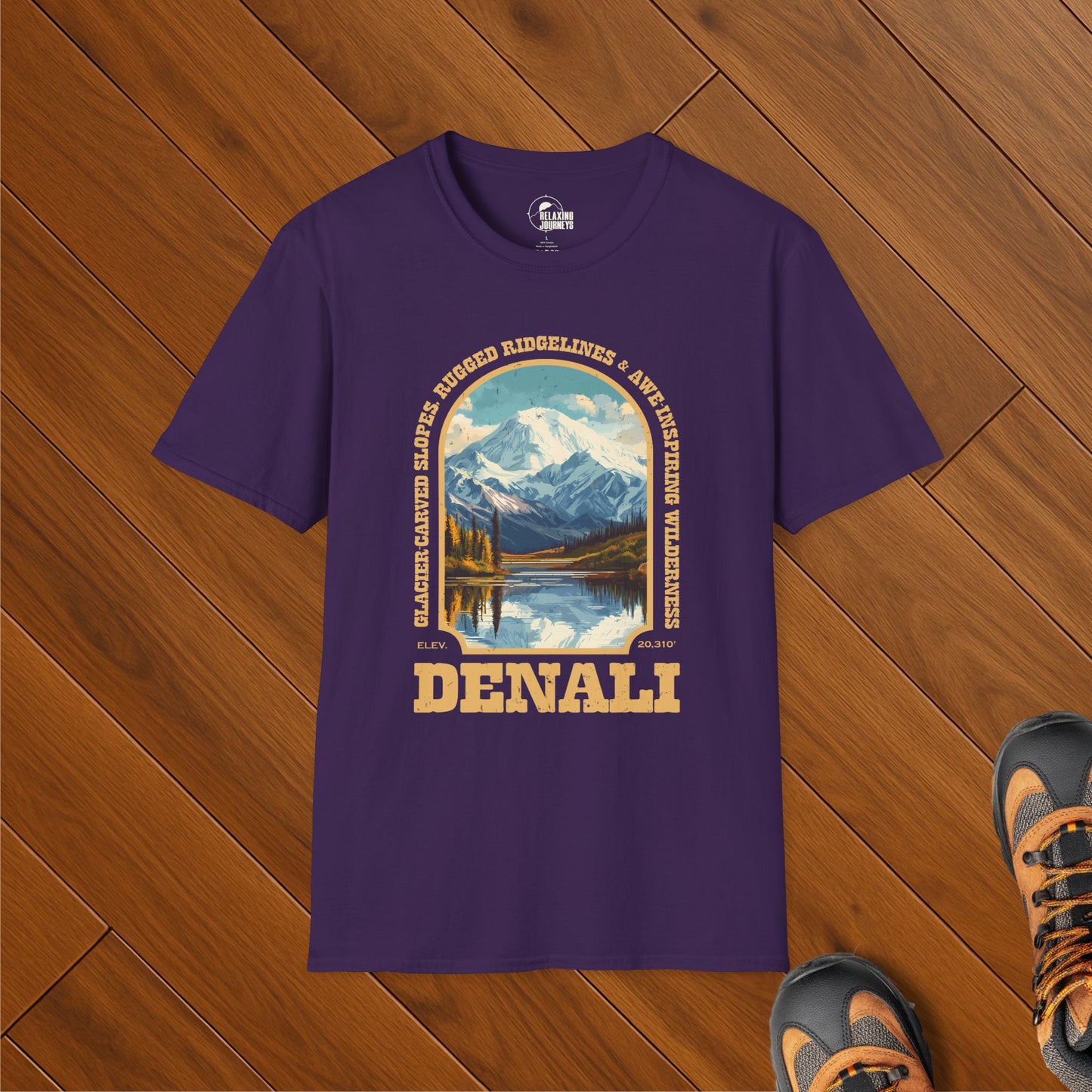 Denali National Park Retro Arch T-Shirt