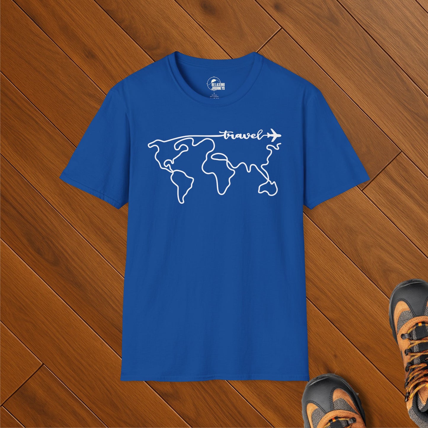 Travel World Map T-Shirt