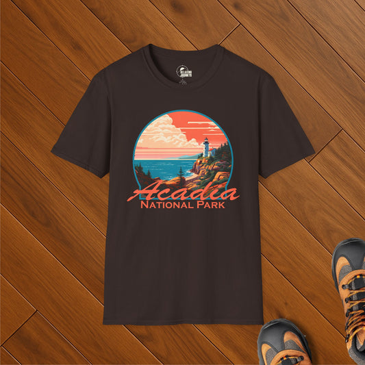 Acadia National Park Retro T-Shirt