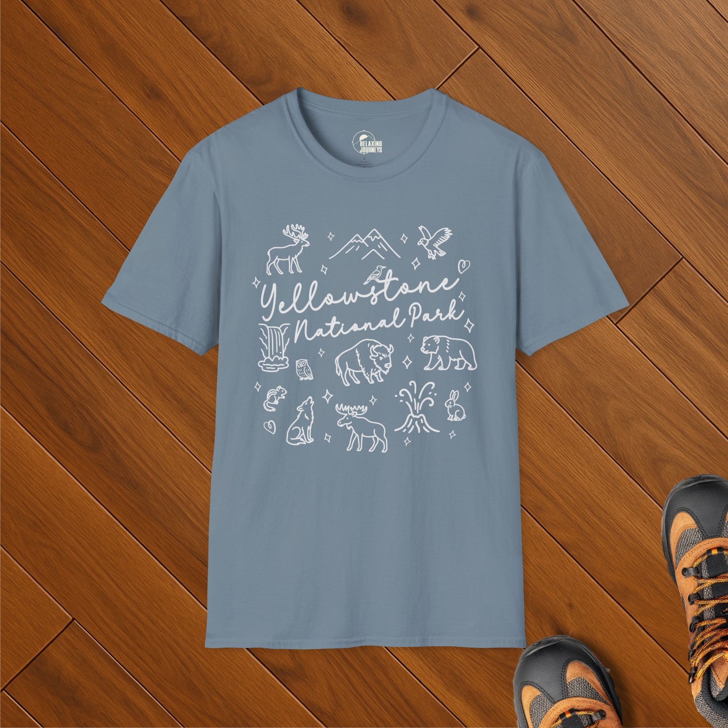 Yellowstone Doodle Art Shirt