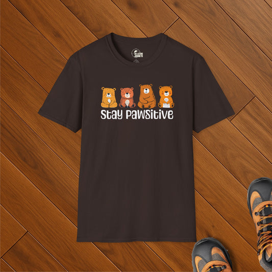 Stay Pawsitive Bears T-Shirt