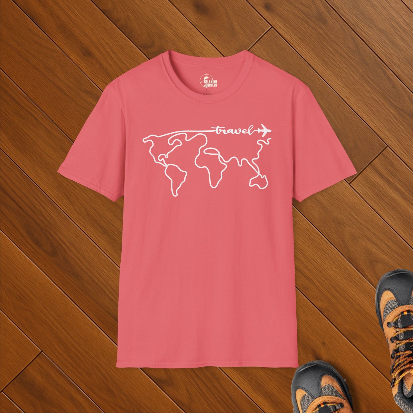 Travel World Map T-Shirt