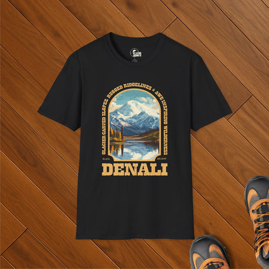 Denali National Park Retro Arch T-Shirt