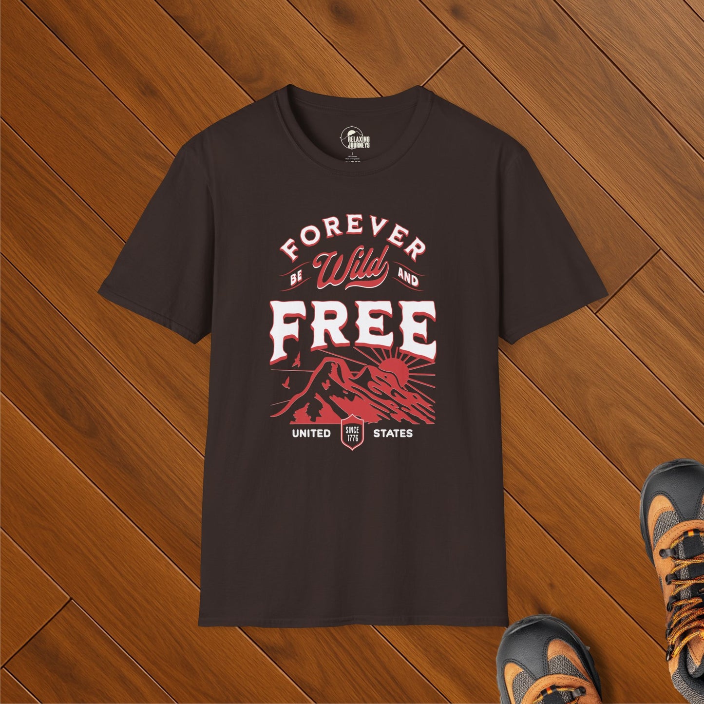 Patriotic USA Forever Wild & Free T-Shirt
