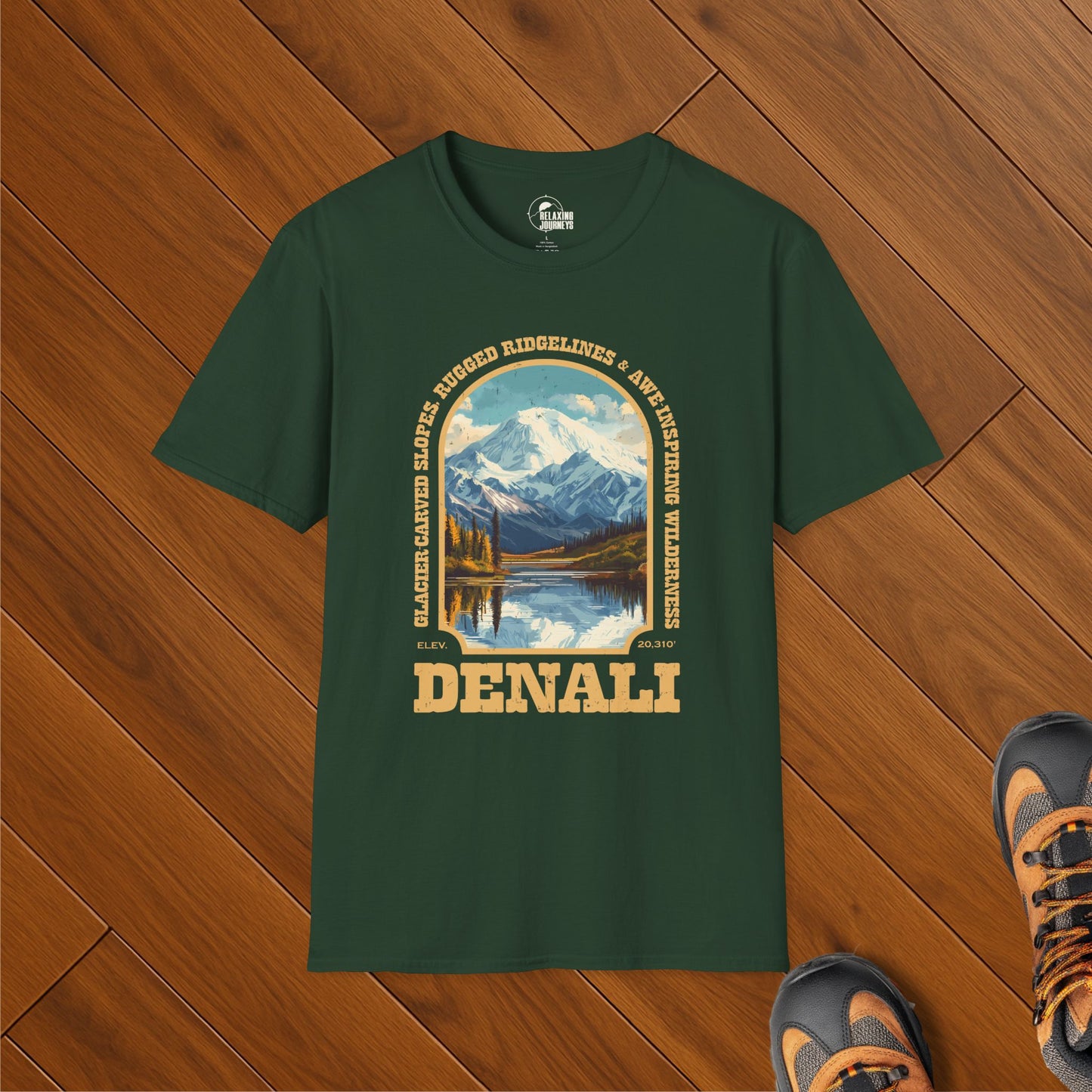 Denali National Park Retro Arch T-Shirt