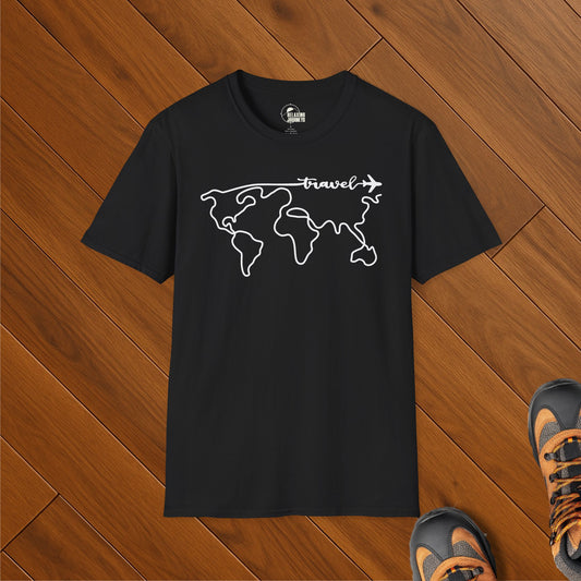 Travel World Map T-Shirt