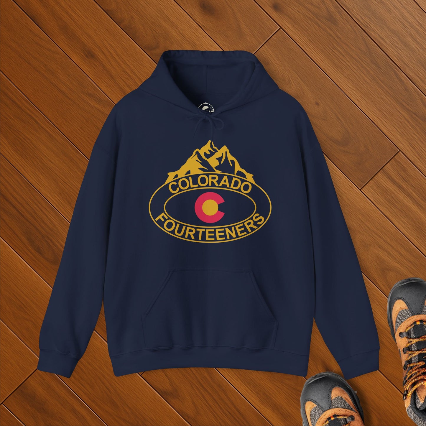 Colorado 14er Logo Checklist Hoodie