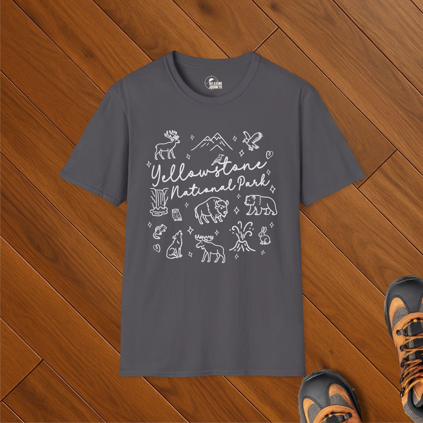 Yellowstone Doodle Art Shirt