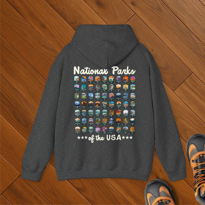 US National Parks Checklist Hoodie