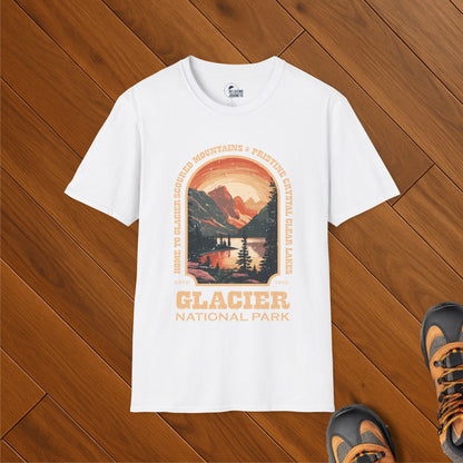 Glacier National Park Retro Arch T-Shirt