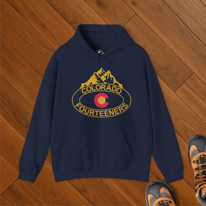 Colorado 14er Logo Checklist Hoodie