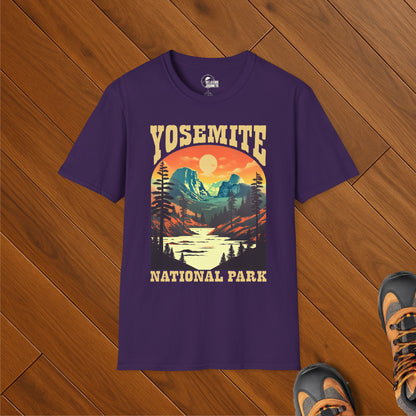 Yosemite National Park Retro T-Shirt
